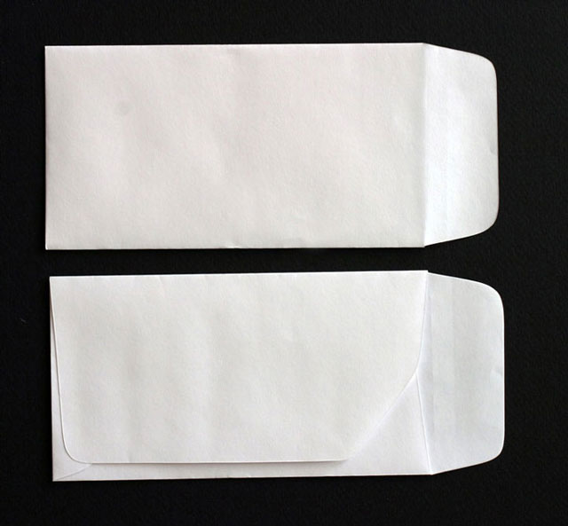 banking drive-thru teller envelopes printed in sizes number 6 through number 14 envelopes