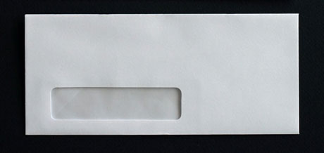 commercial window business envelopes printed in sizes number 6 through number 14 envelopes